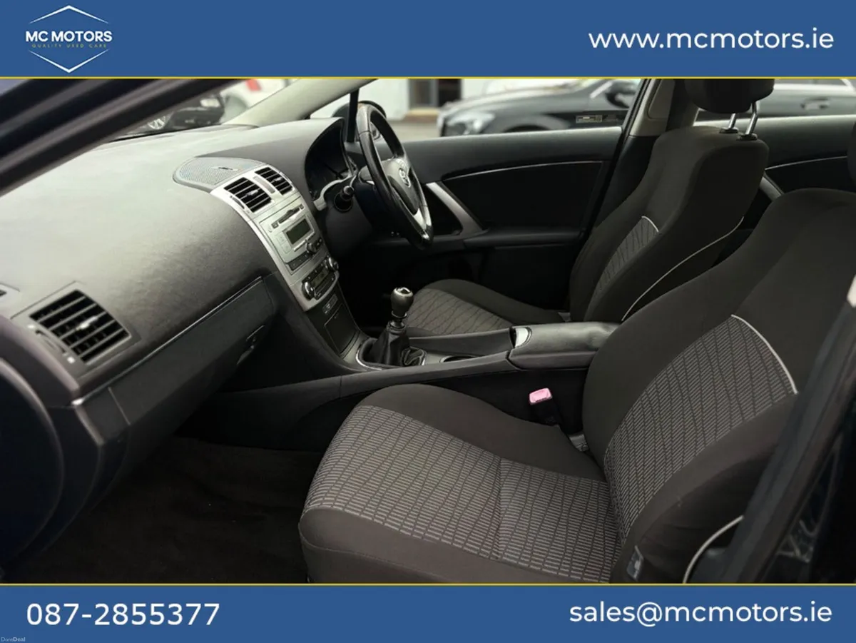 Toyota Avensis 6 MONTH WARRANTY + NEW NCT + TAX 11 - Image 2