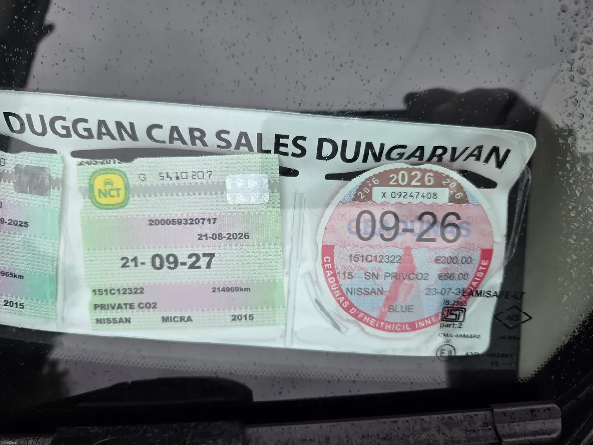 Nissan Micra, Irish car, New nct - Image 6