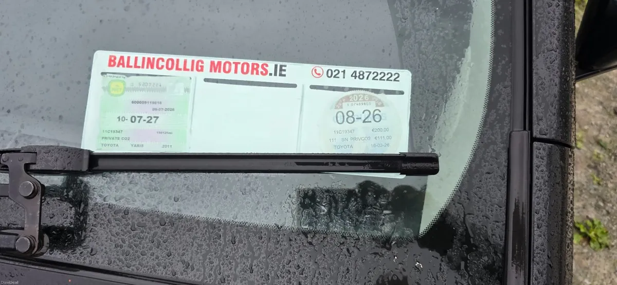 2011 Toyota Yaris 1.0    NEW Nct  10/07/27 - Image 5