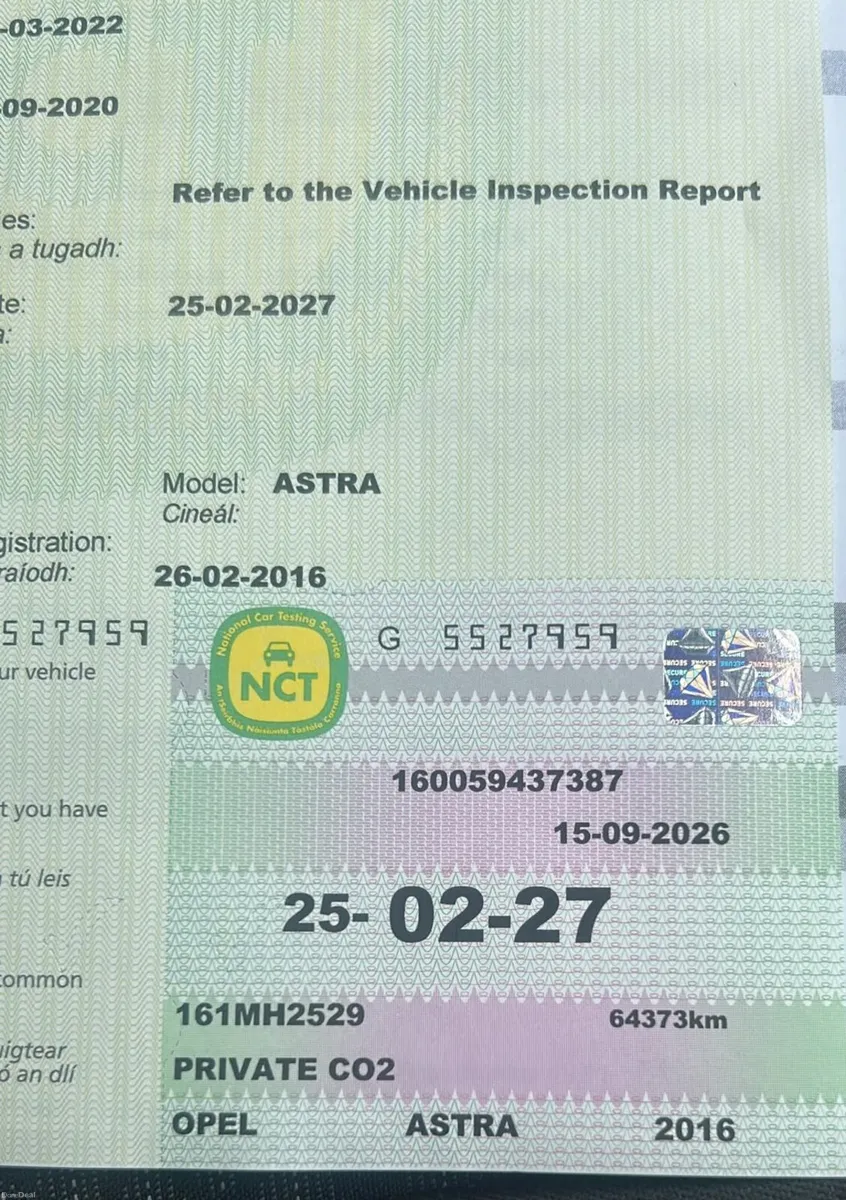2016 Opel astra 64klms - Image 2