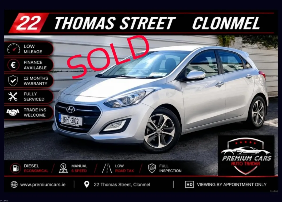 HYUNDAI I30 DELUXE 2016 - Image 1