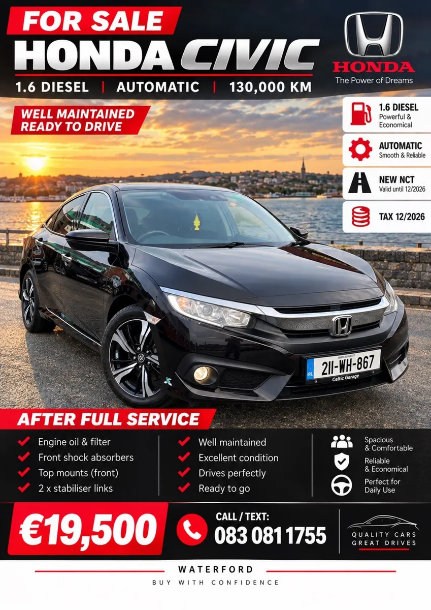 Honda Civic 1.6 diesel AUTOMATIC - Image 2