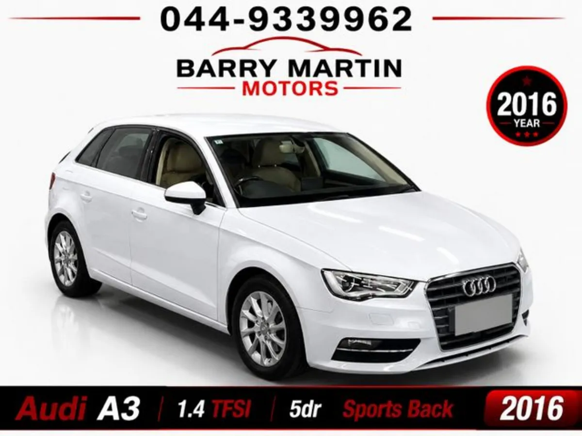 Audi A3 1.4tfsi Petrol 5dr Auto - Image 1