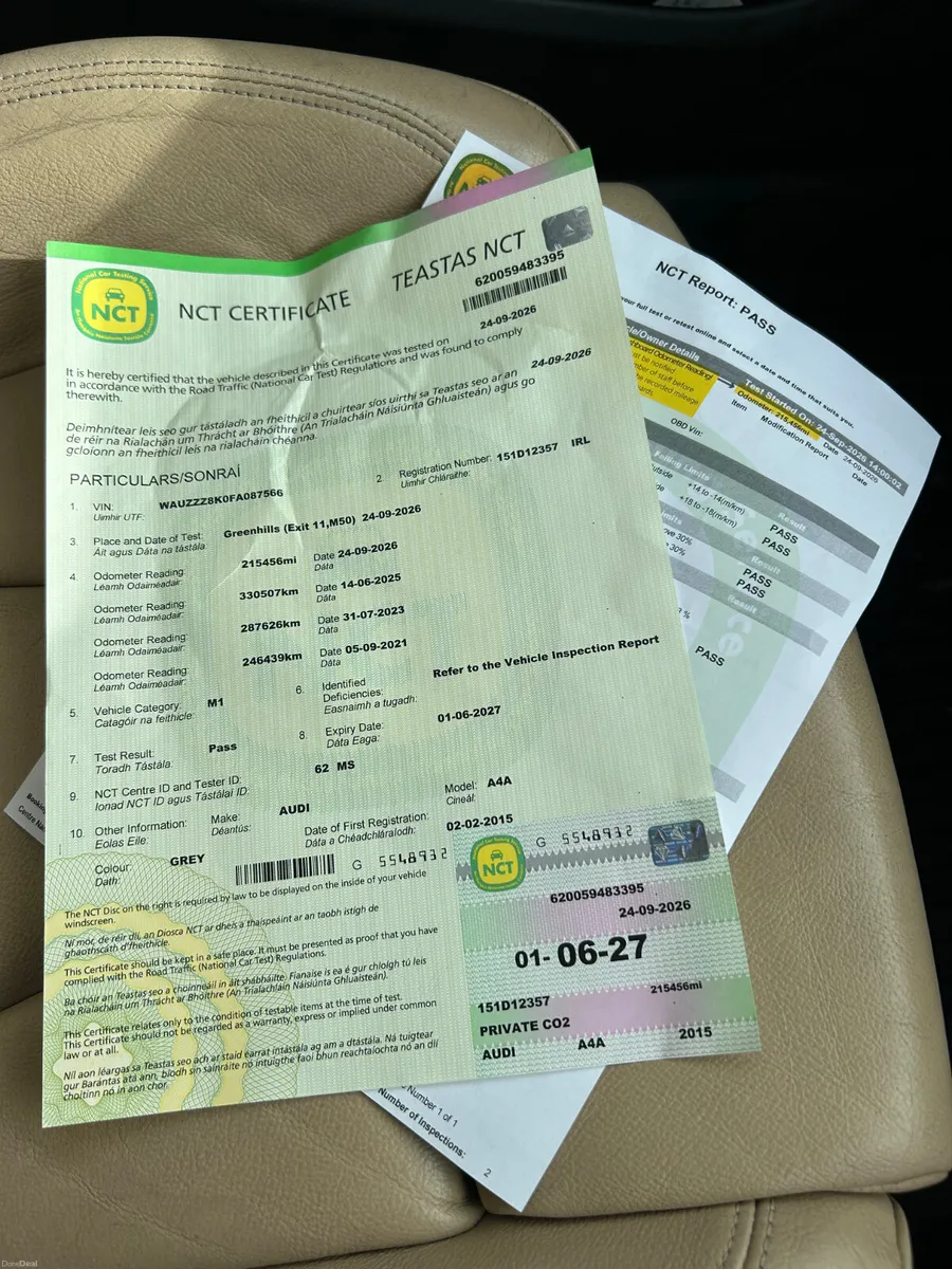 Audi A4 2015  automatic nct 06/27 - Image 5