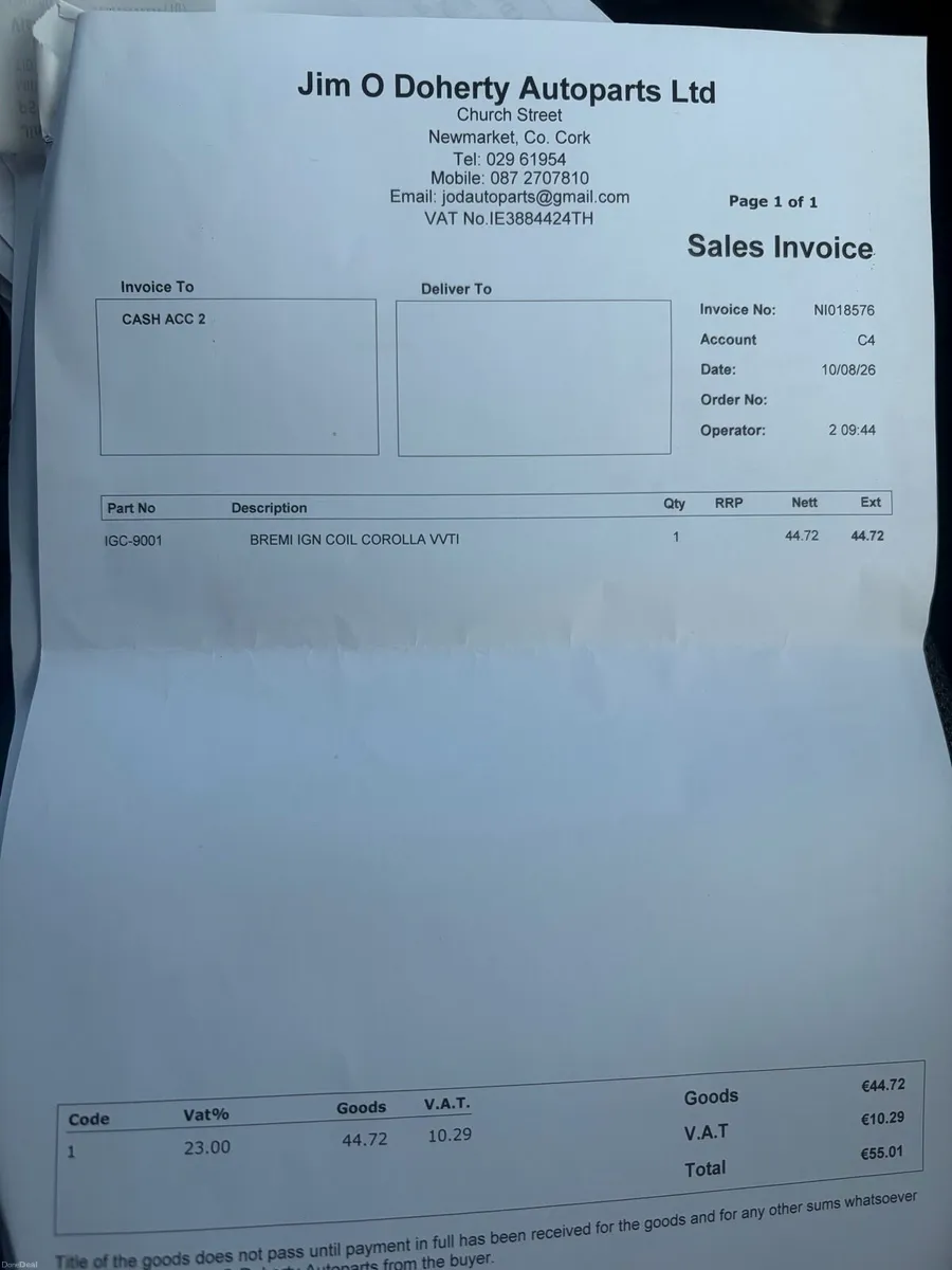 Toyota Corolla (check the receipts attached) - Image 2