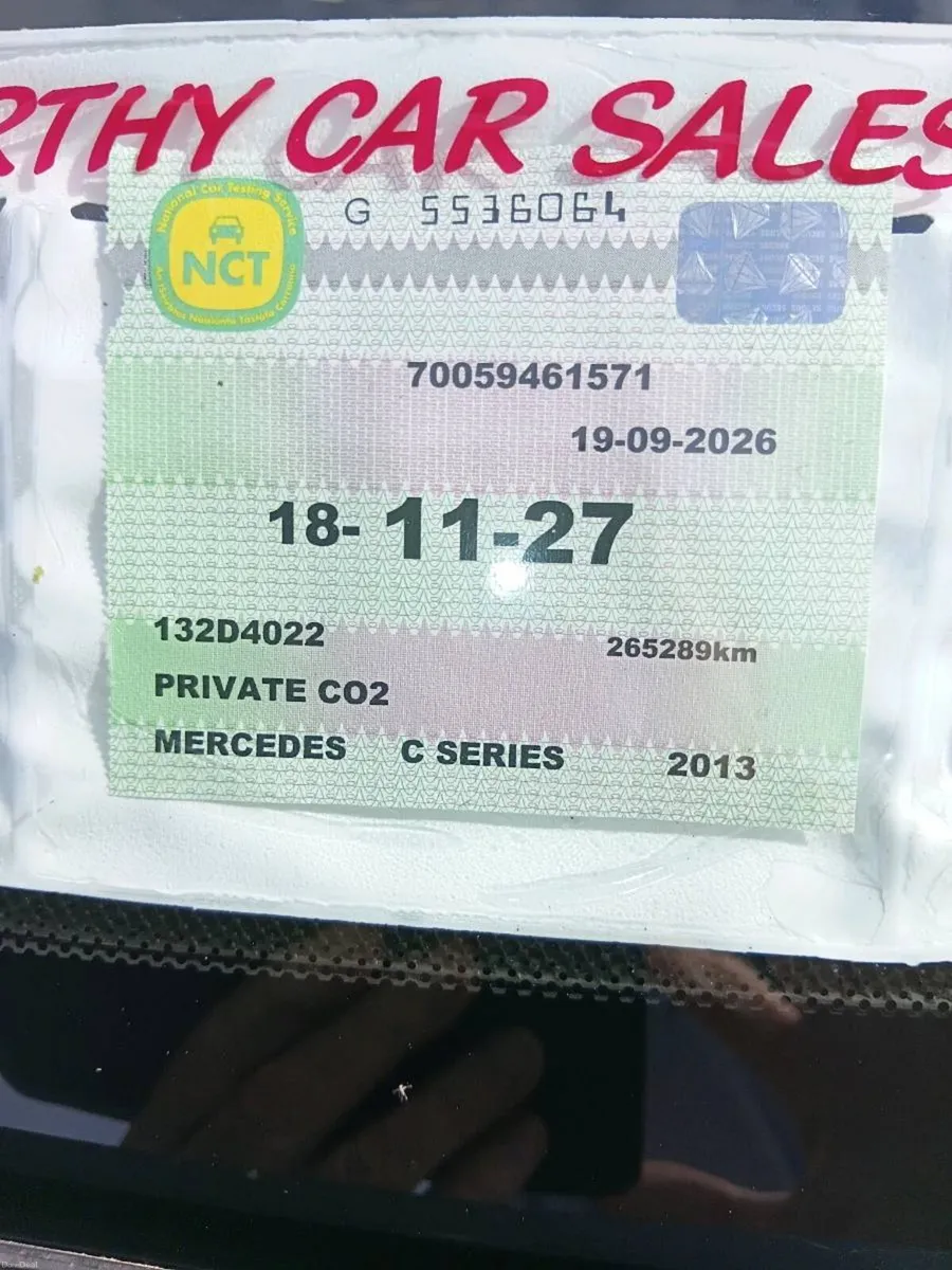 Meŕcedes c200cdi.as new nct 11/27.2013. - Image 3