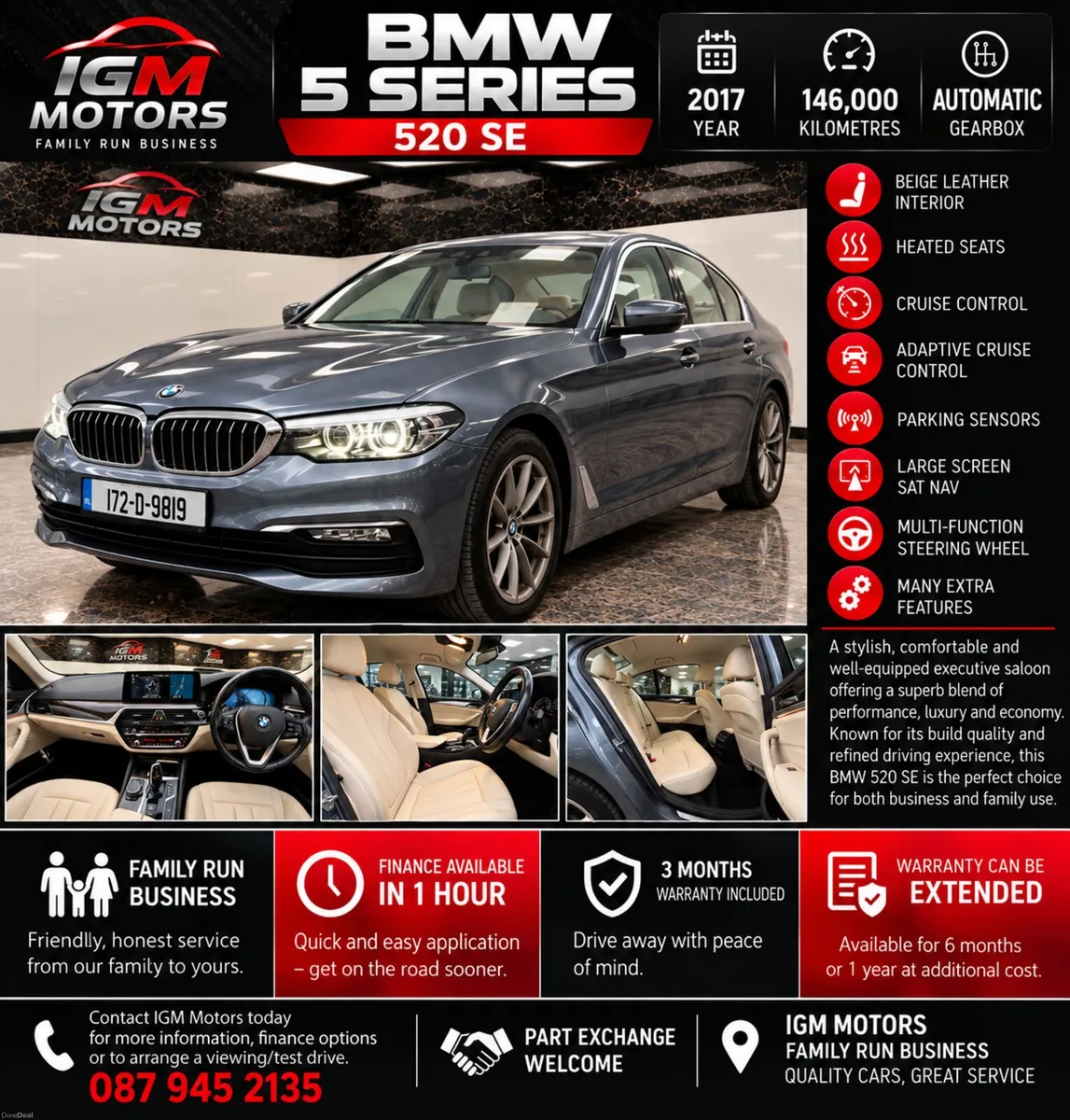 BMW 5-Series 2017 - Image 2
