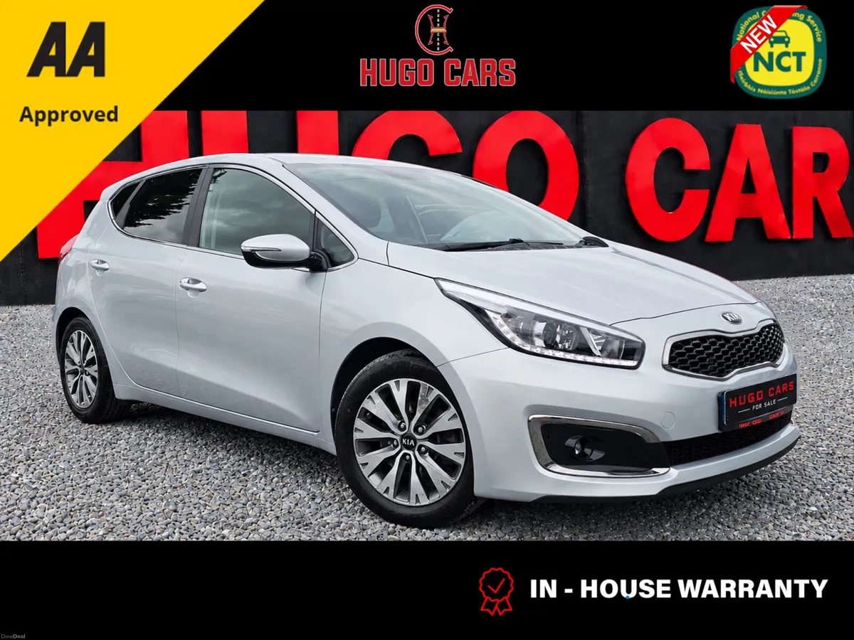 2017 Kia Ceed 1.6d/FSH/New NCT/Warranty - Image 1