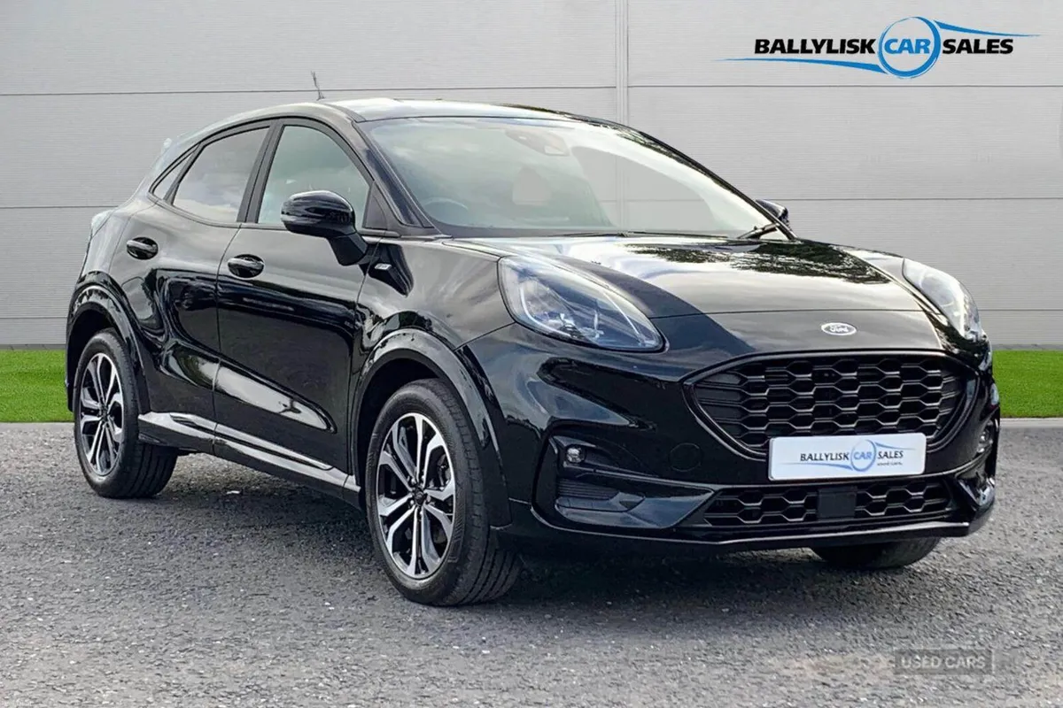 Ford Puma 1.0T 125PS ST-Line in Black with 23K + W - Image 1