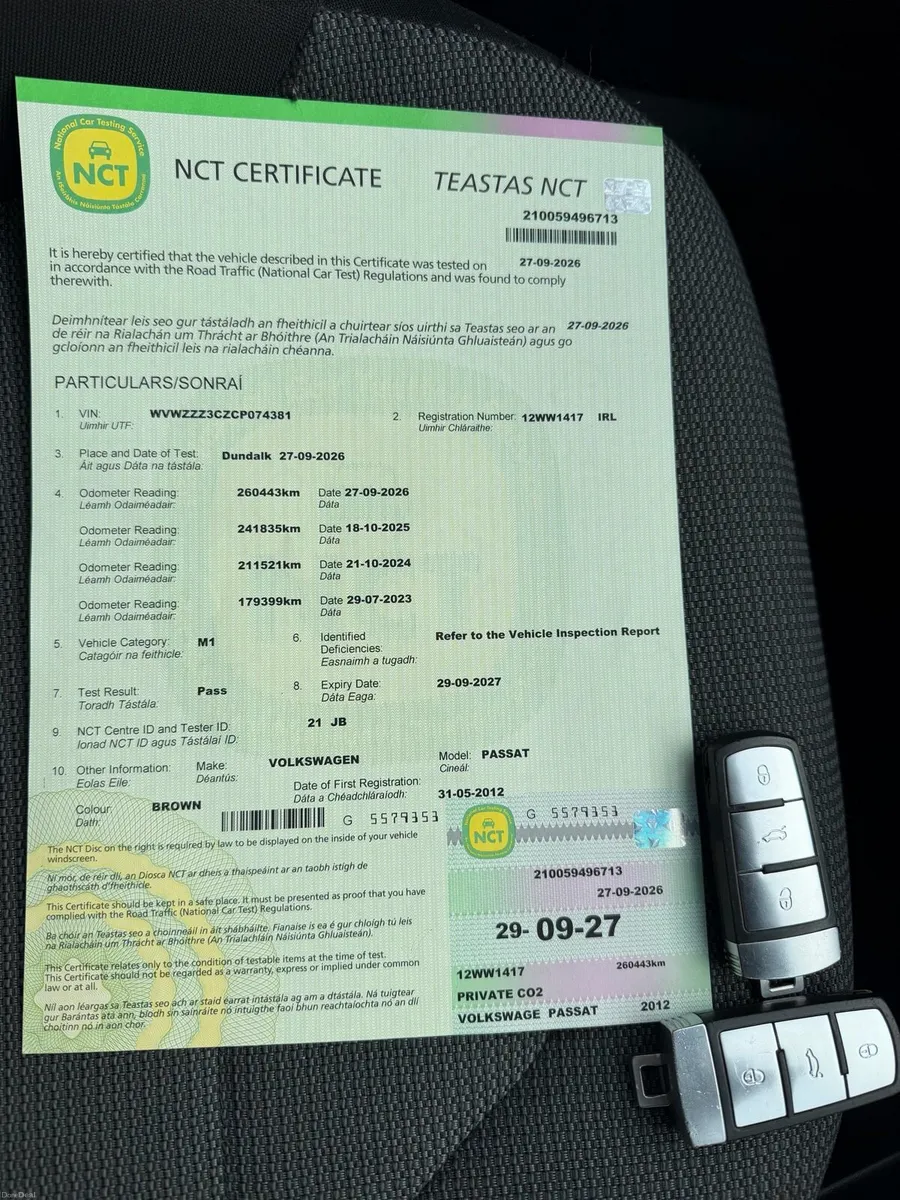 12 Volkswagen Passat TDI diesel Fresh Nct 10/27 - Image 2