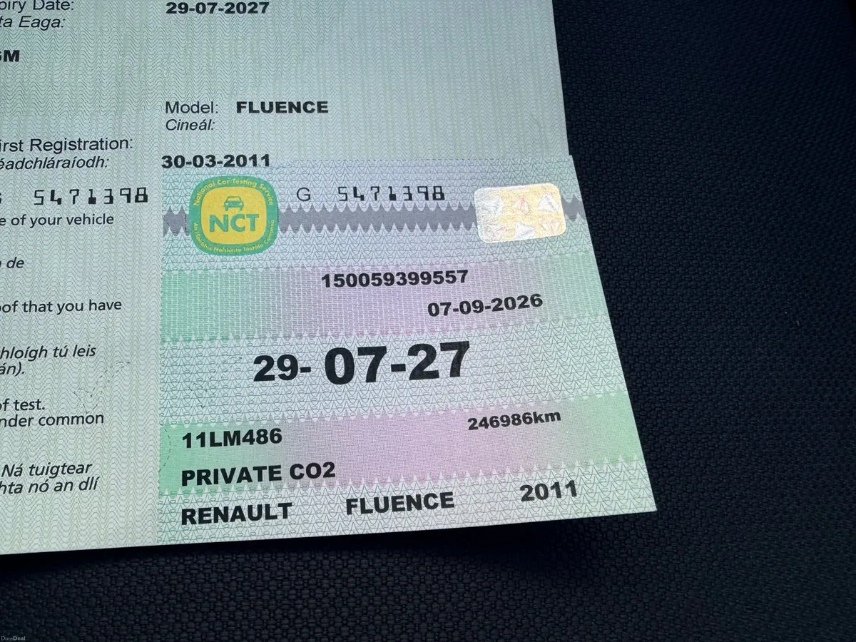 Renault Fluence 2011 ONLY 1600€ NEW NCT - Image 3