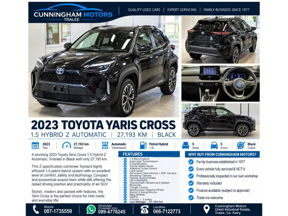 Toyota Yaris Cross Yaris Cross 1.5 Hybrid Z Automa - Image 1