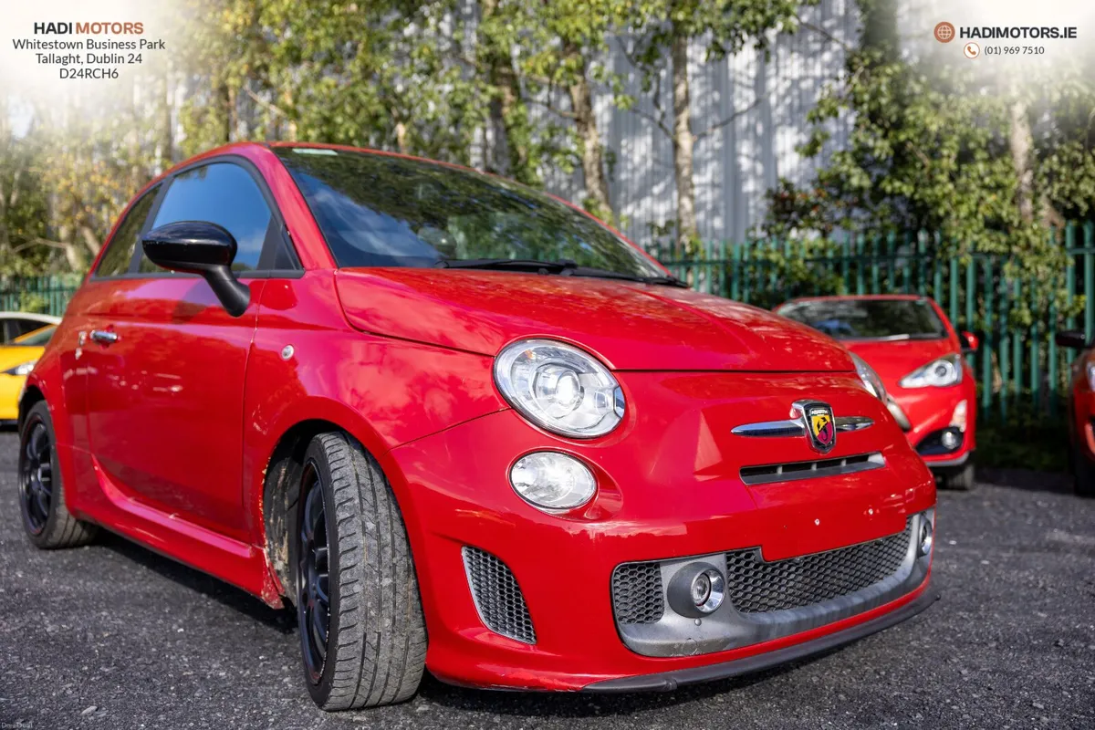 FIAT ABARTH 500 1.4 T-JET AUTO 2016 RED - Image 2