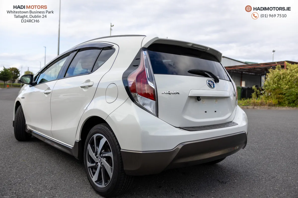 TOYOTA AQUA 1.5 HYBRID 2015 WHITE - LOW TAX - Image 5