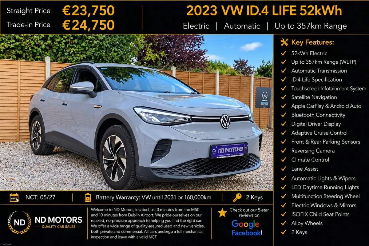 🆕️2023 Volkswagen ID.4 LIFE 52kWh🆕️ - Image 1