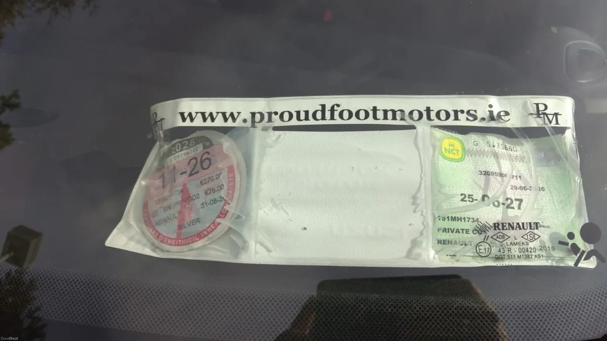 Renault Clio  5 Door. NCT 2027 & Taxed. - Image 3