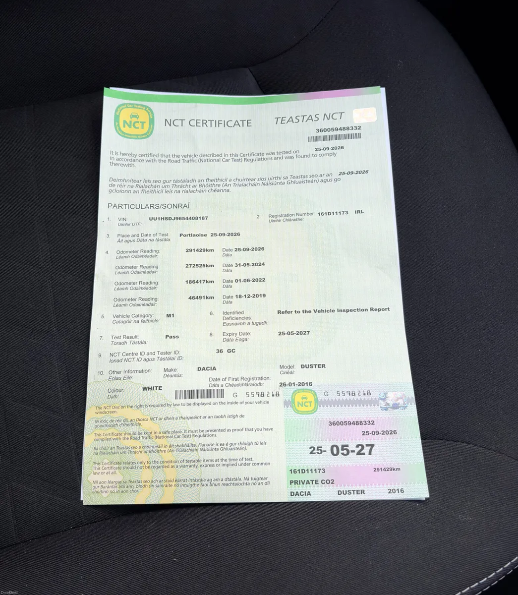Dacia Duster 2016 1.5 DCi new nct 6/27 - Image 4