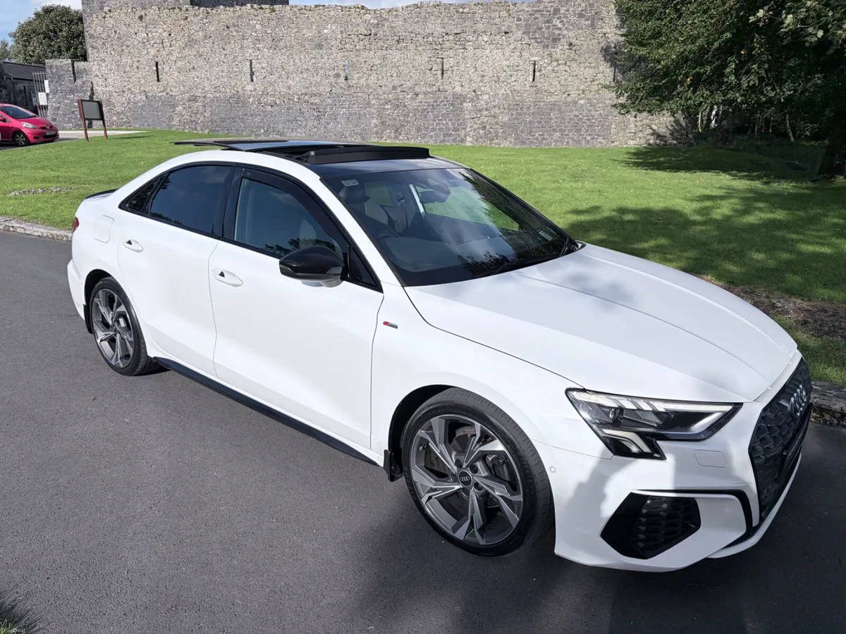 Audi A3 Saloon S-Line Black Edition with Pan roof - Image 1