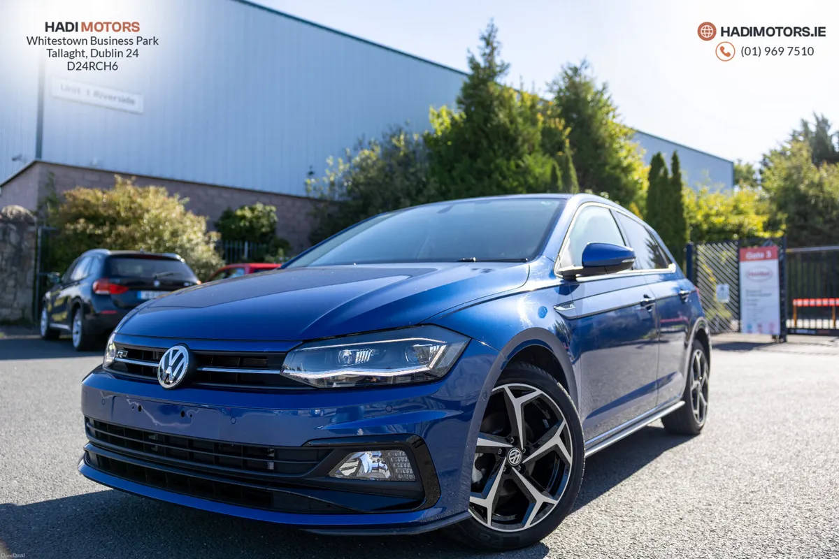VW POLO 1.5 TSI R-LINE AUTO 2019 BLUE - 76,021KM - Image 3