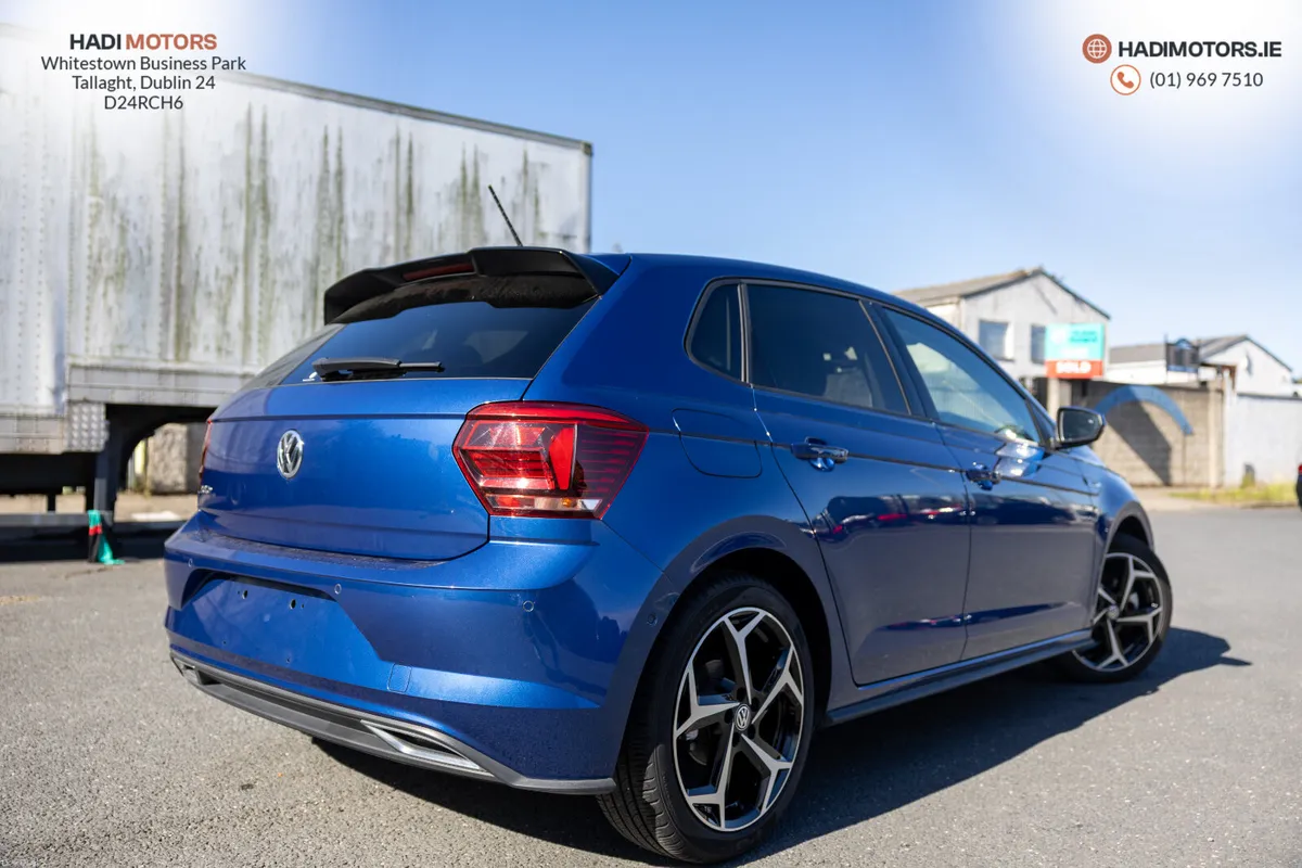 VW POLO 1.5 TSI R-LINE AUTO 2019 BLUE - 76,021KM - Image 5