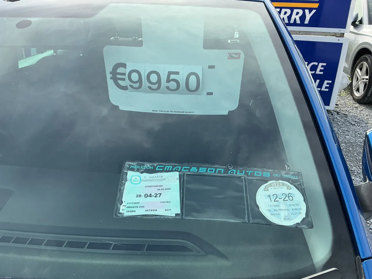 2017 SKODA OCTAVIA 1.6TDI TAXED NCT SPOTLESS - Image 4