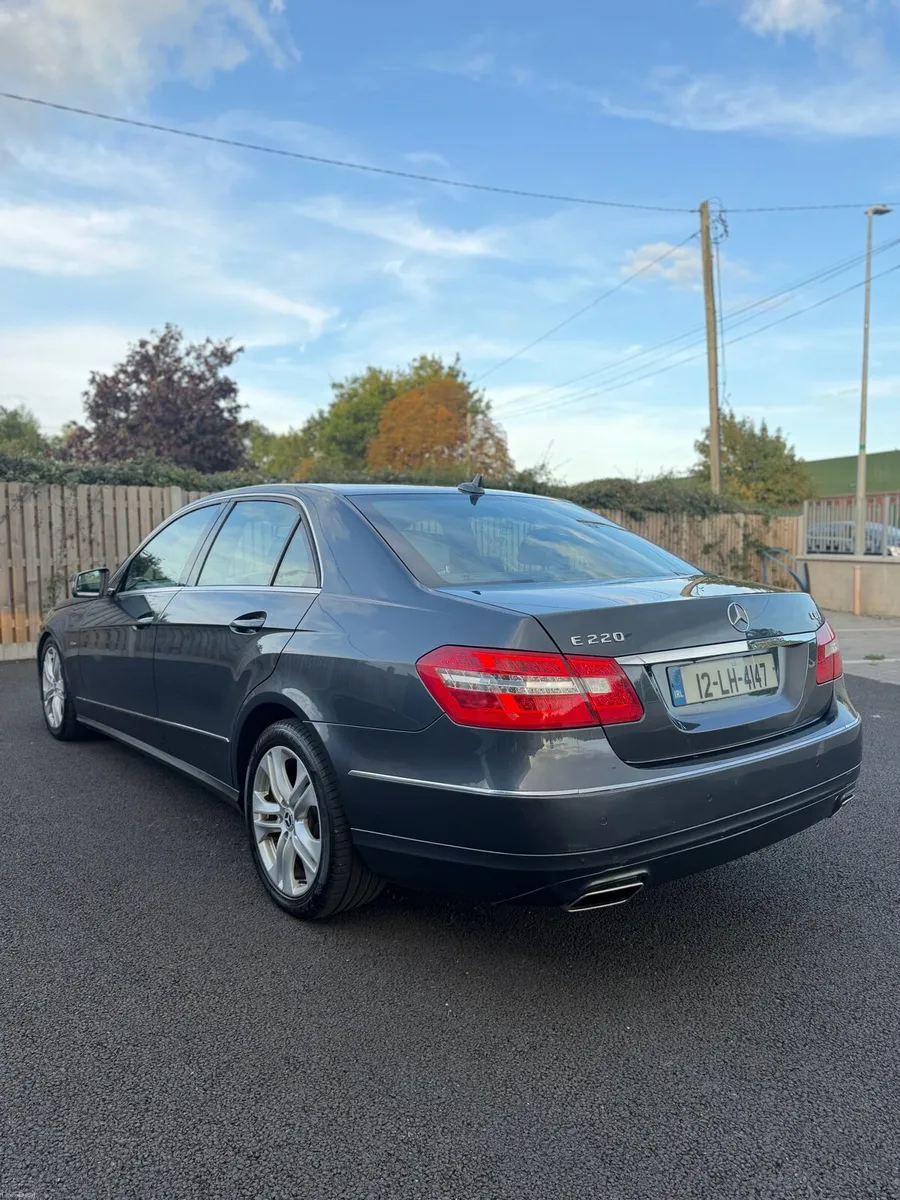 2012 Mercedes E class Low Mileage Auto - Image 3