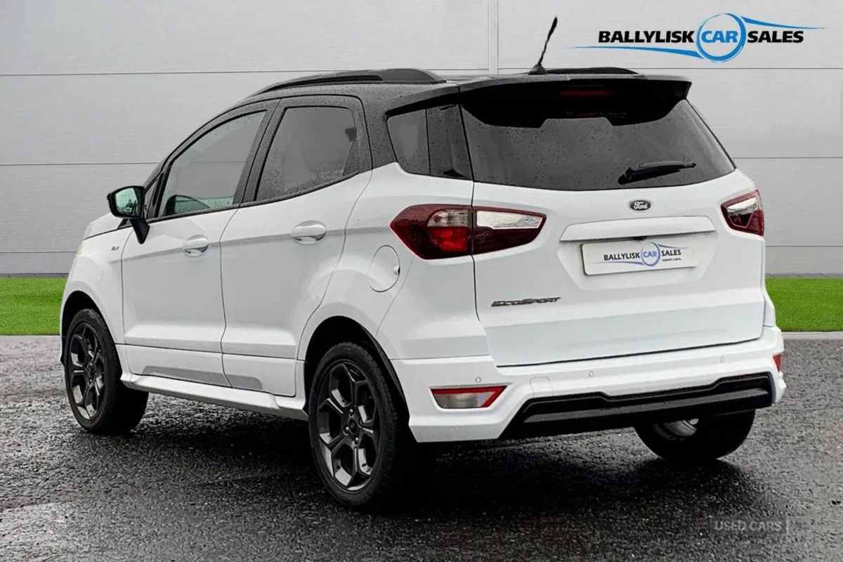 Ford EcoSport 1.5 TDCi 100PS ST-Line in White with - Image 2