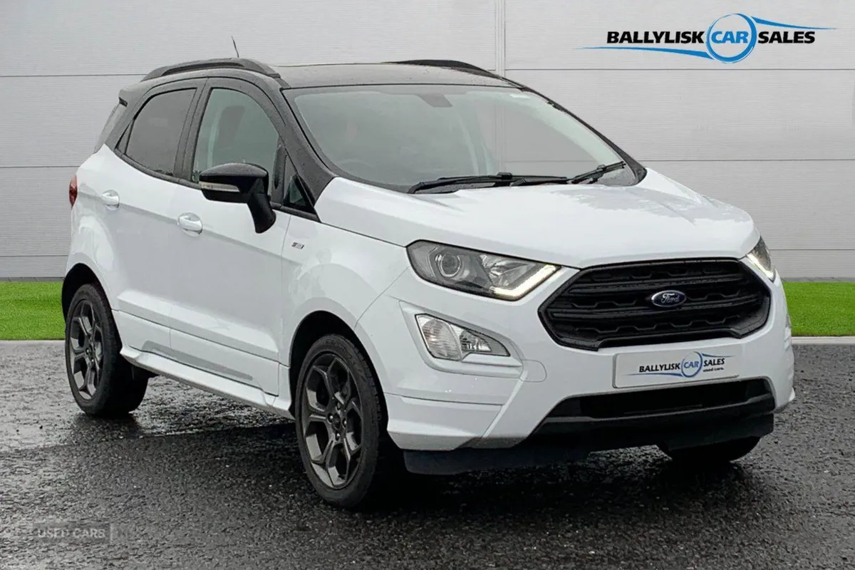 Ford EcoSport 1.5 TDCi 100PS ST-Line in White with - Image 1