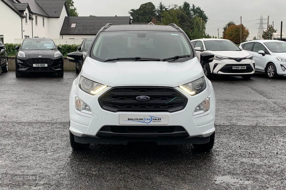 Ford EcoSport 1.5 TDCi 100PS ST-Line in White with - Image 4