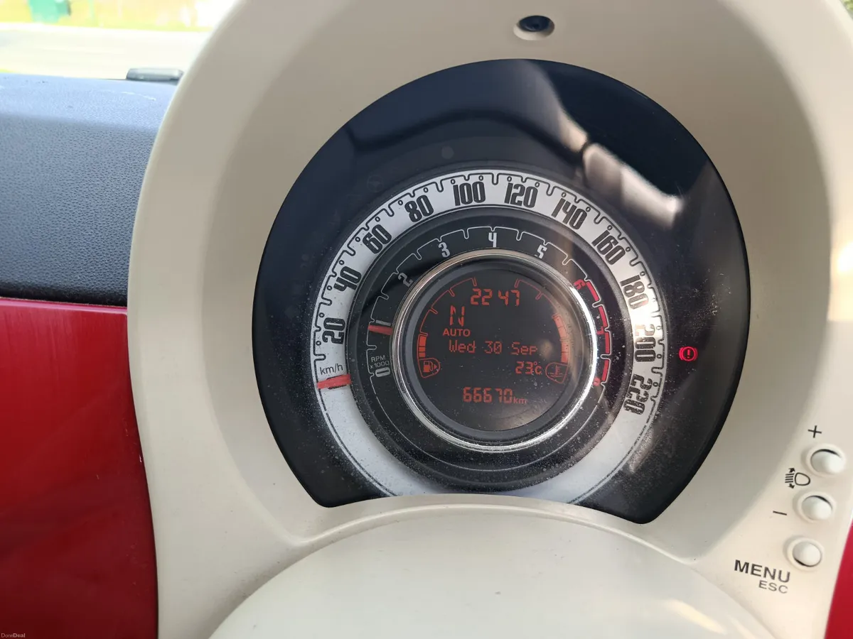 Fiat 500 2013 automatic low mileage - Image 3