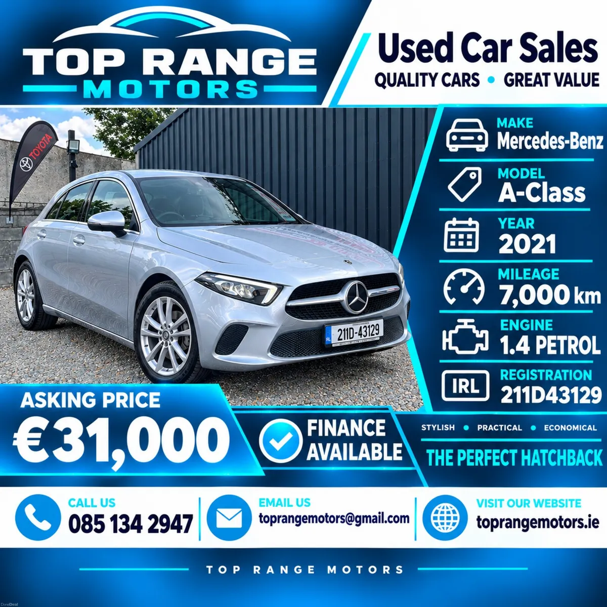 Mercedes A180 low Milage - Image 1