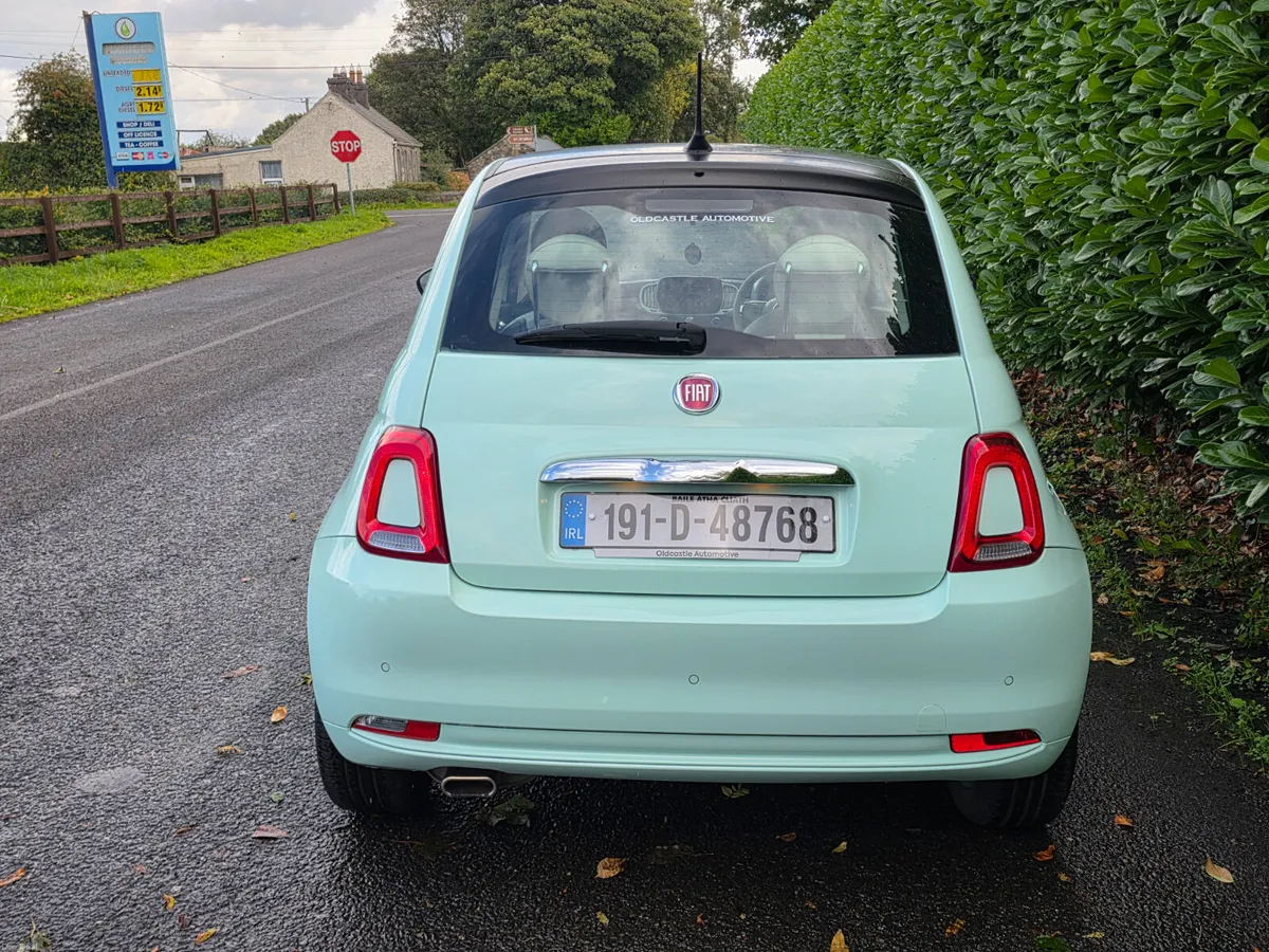 2019 FIAT 500 LOUNGE 31kms Panoramic roof - Image 6
