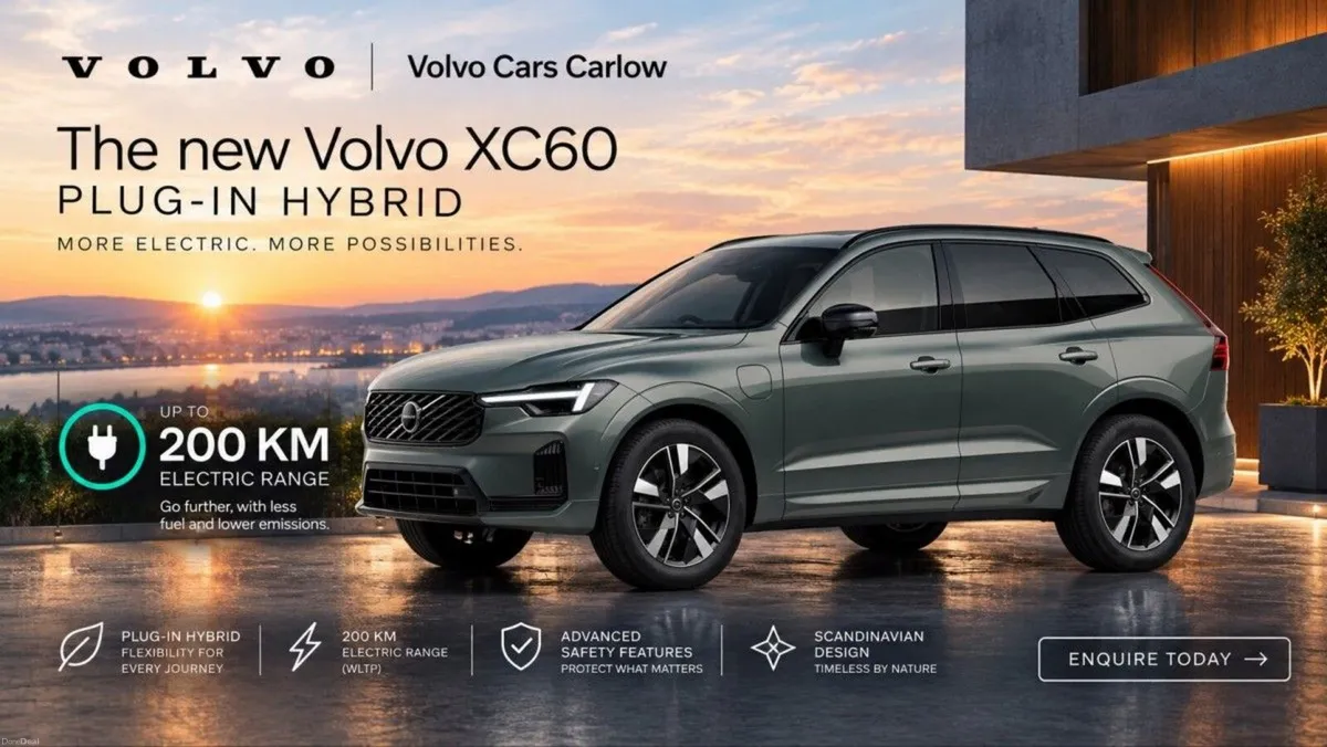 Volvo XC60 T6 PLUS PRO DARK *200KMS EV RANGE* € PE - Image 1
