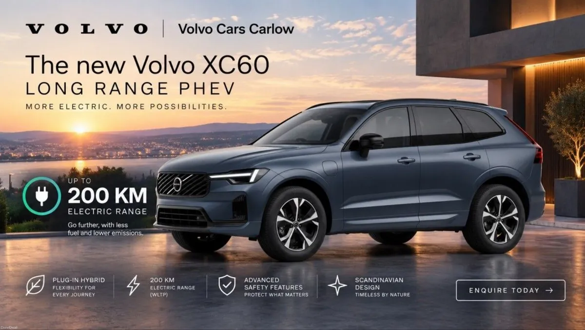 Volvo XC60 T6 PLUS DARK *200KMS EV RANGE* € PER WE - Image 1
