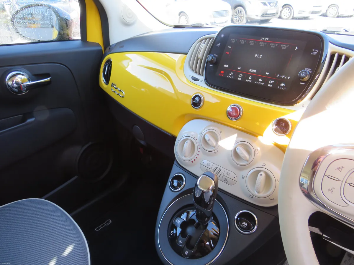 2021 FIAT 500 1.2 AUTO IN FUNKY YELLOW - Image 6