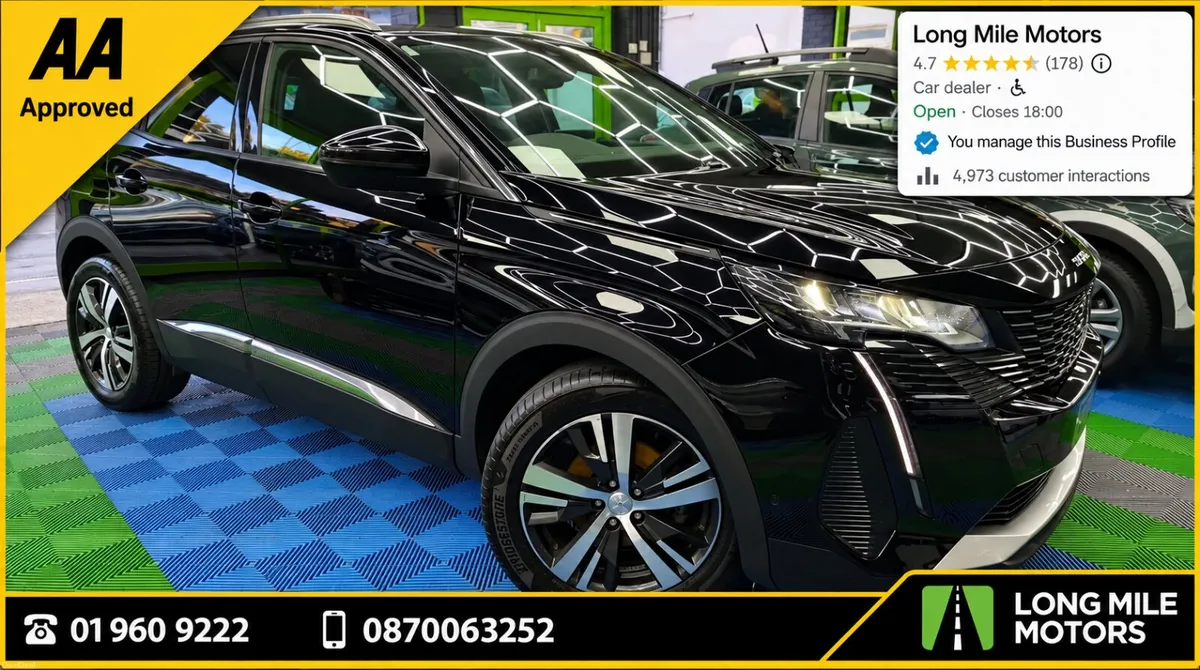 Peugeot 3008 2022 AA Approved 1 Year Warranty - Image 1
