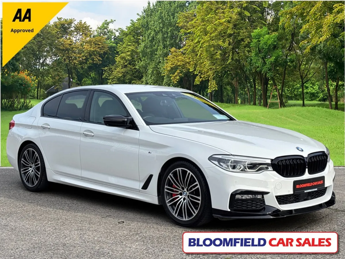 BMW 5-Series 5 SERIES MSPORT AUTO , BLACK LEATHER - Image 1
