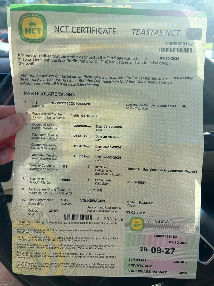 Volkswagen Passat - Passed NCT today! - Image 6