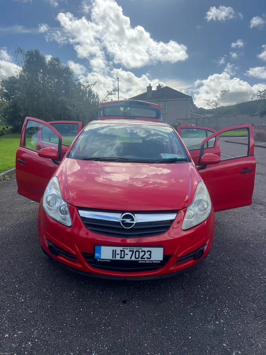 Opel Corsa 2011 fresh NCT and taxed only 119kms - Image 1