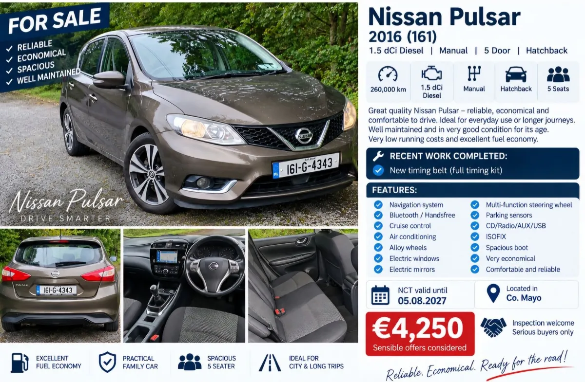Nissan Pulsar 2016 - Image 2