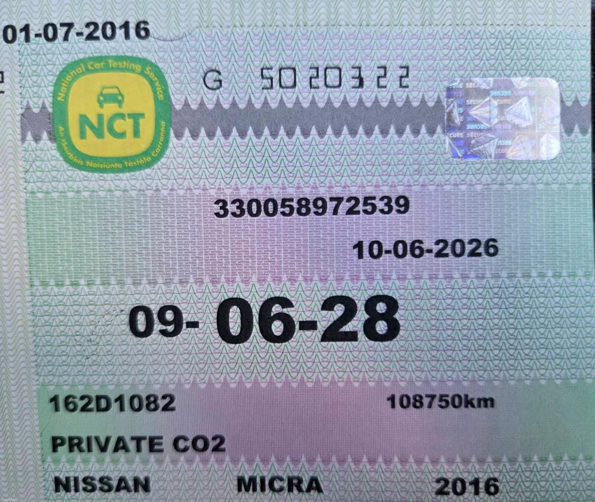162 Micra 2 Year NCT. Low KM - Image 2