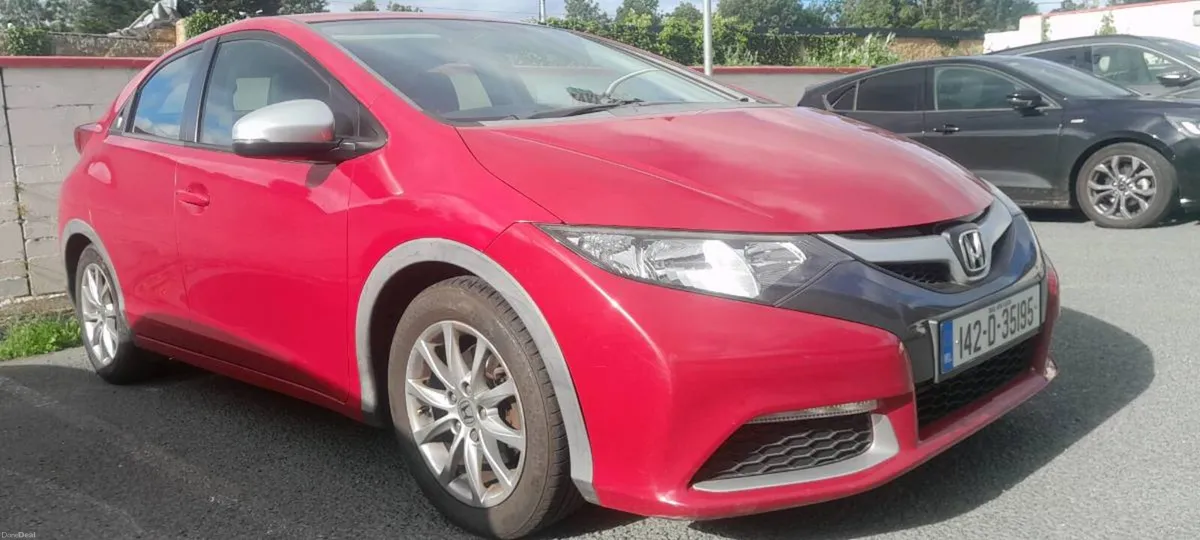2014 Honda Civic 1.3p Long NCT,Taxed,low mge Sat N - Image 1