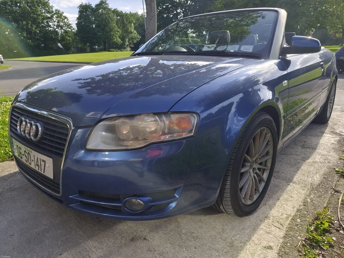 Audi A4 Cabriolet Nct'd Great Condition Taxed - Image 4