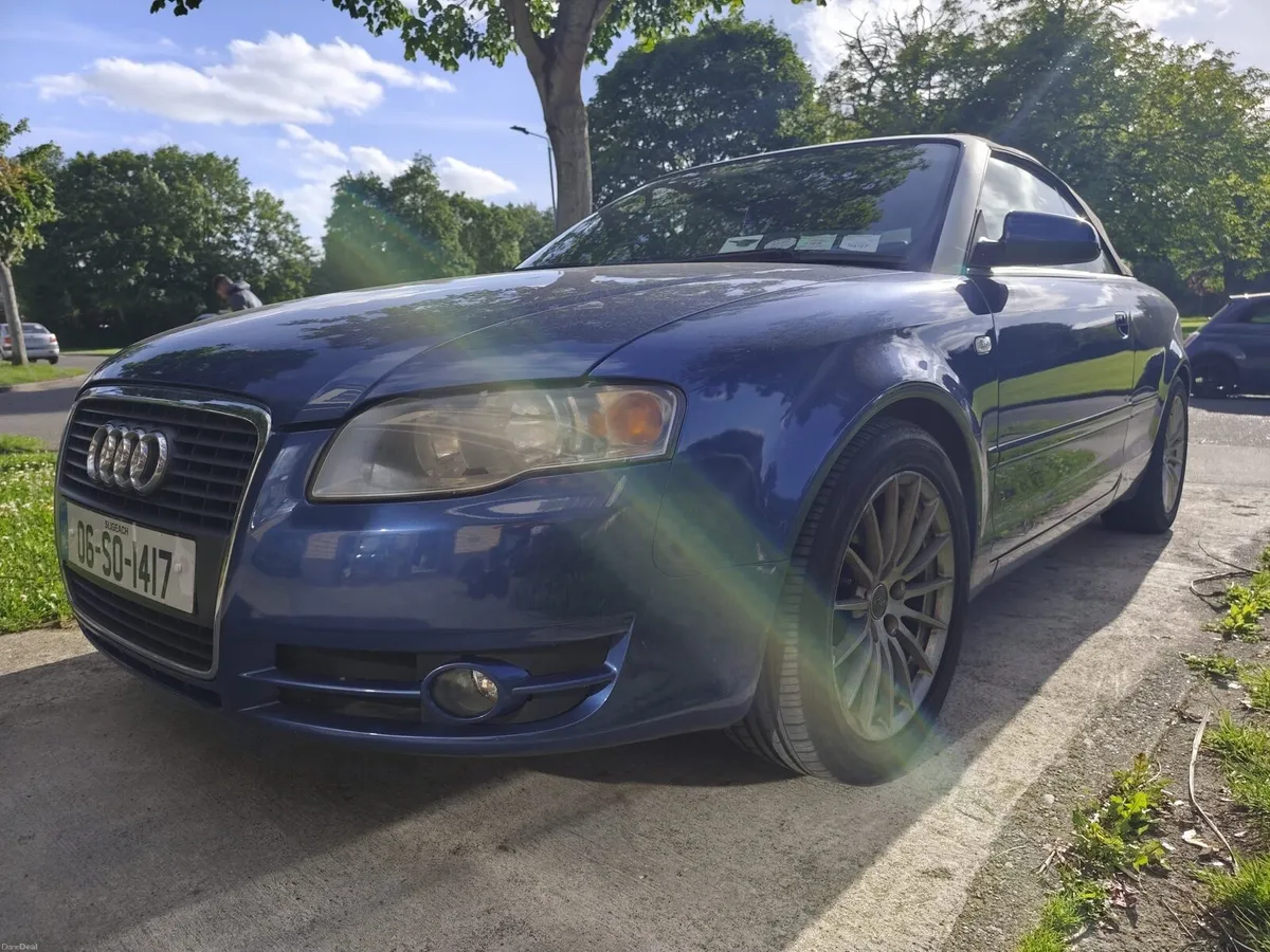 Audi A4 Cabriolet Nct'd Great Condition Taxed - Image 4