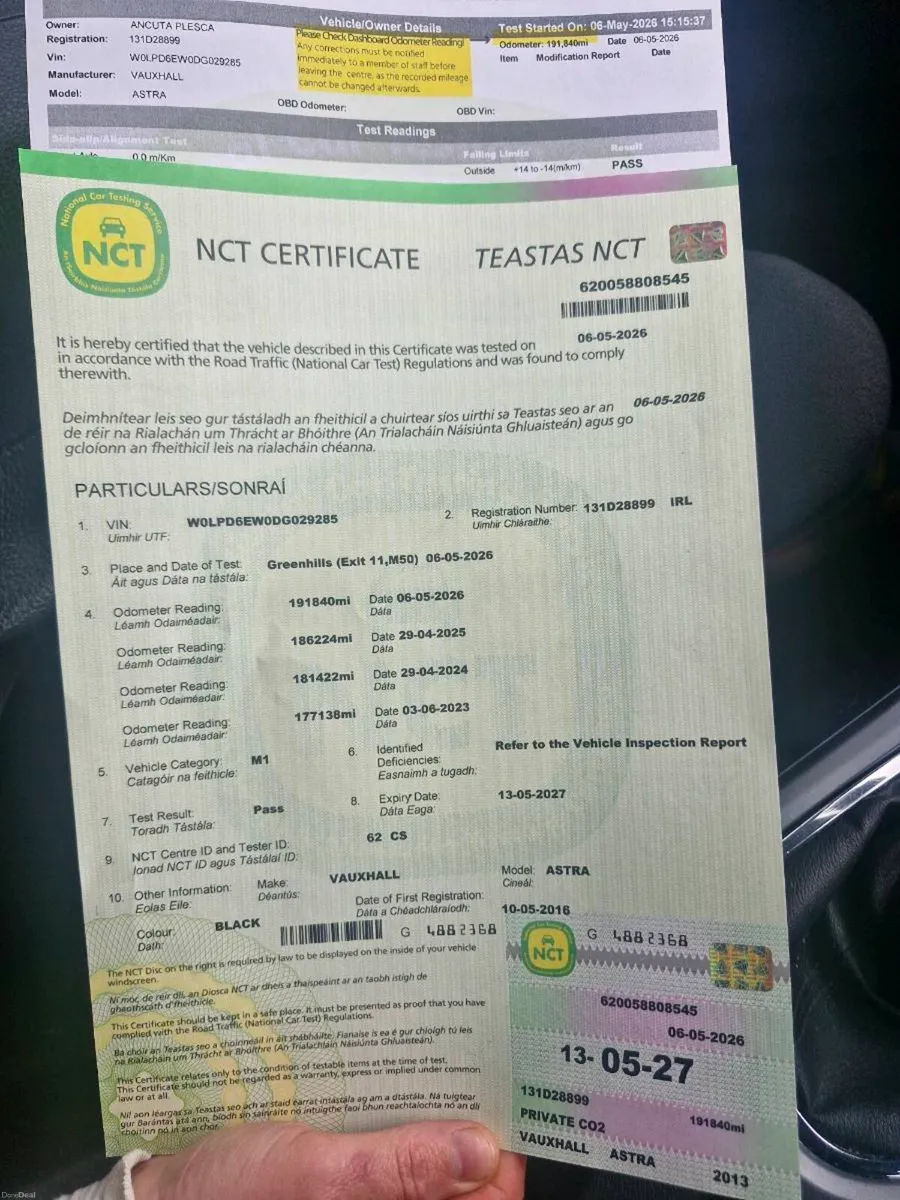 Vauxhall astra 1.7 diesel new NCT - Image 3