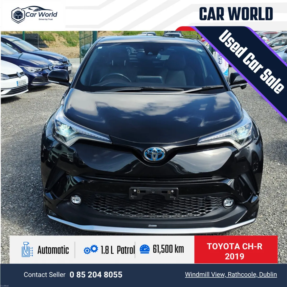 2019 Toyota C-HR Hybrid Automatic – G LED Edition - Image 1
