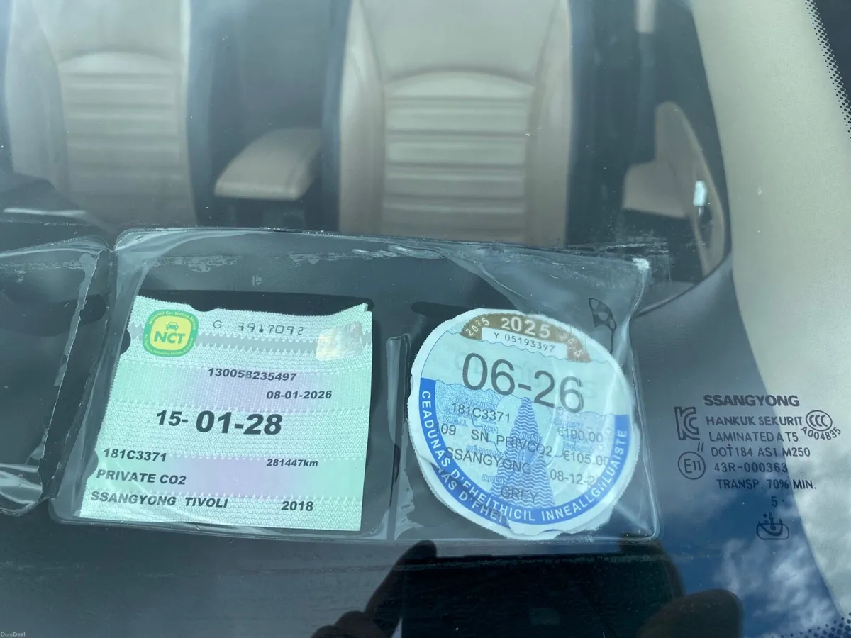2018 SSANGYONG TIVOLI 1.6 DIESEL NCT 1/28 - Image 2