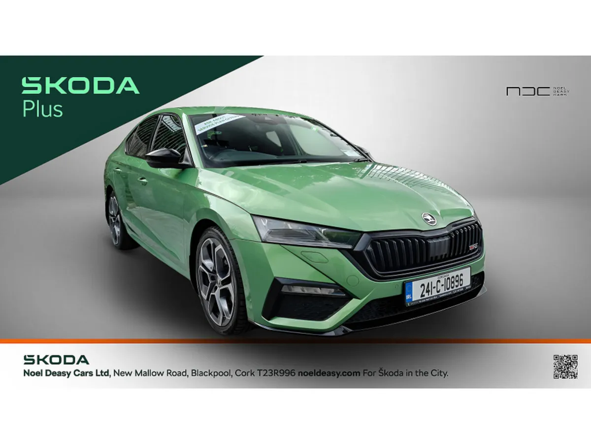 Skoda Octavia 2.0 TDI RS 200 BHP- COSMIC GREEN- GR - Image 1