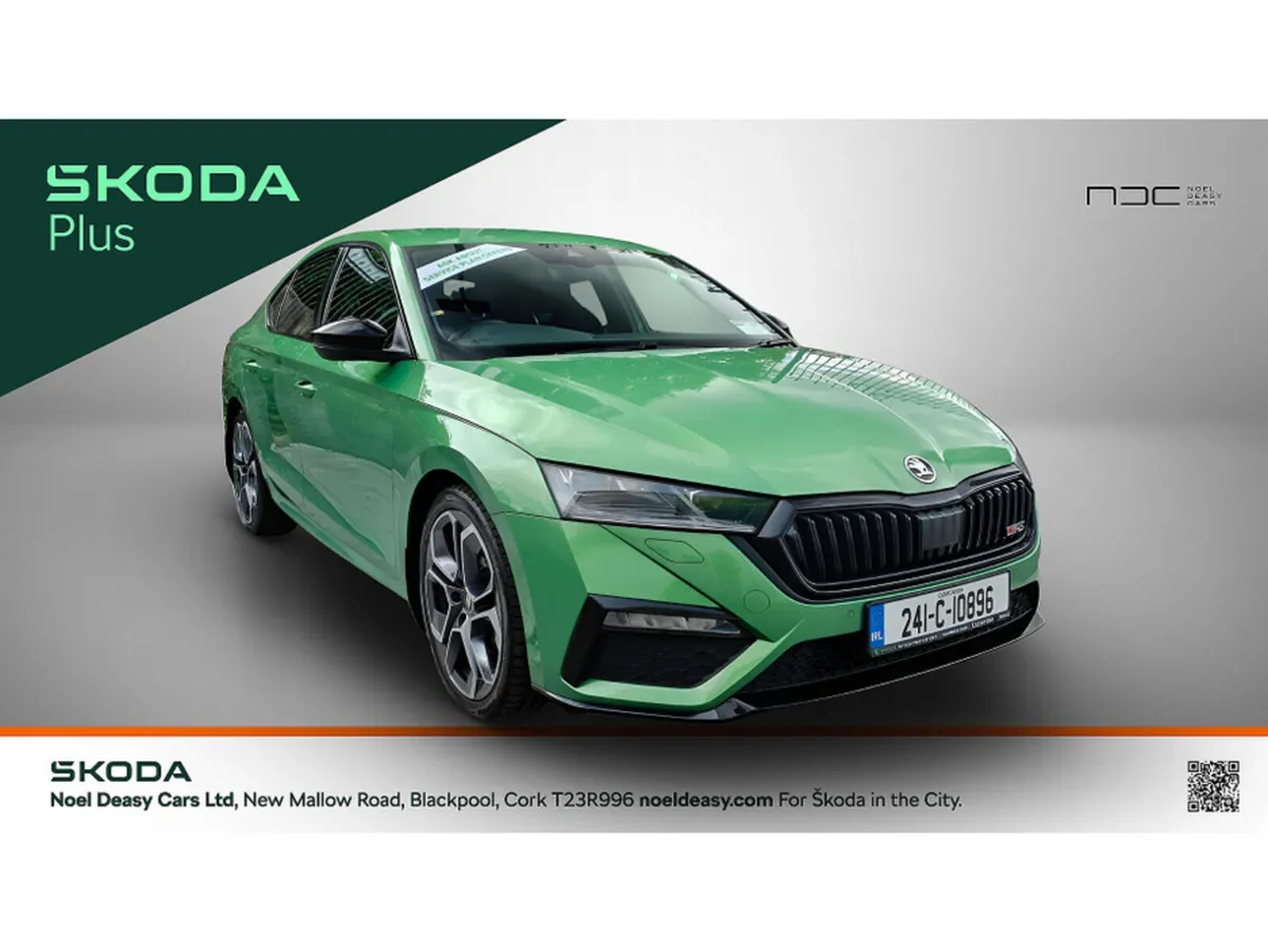 Skoda Octavia 2.0 TDI RS 200 BHP- COSMIC GREEN- GR - Image 1