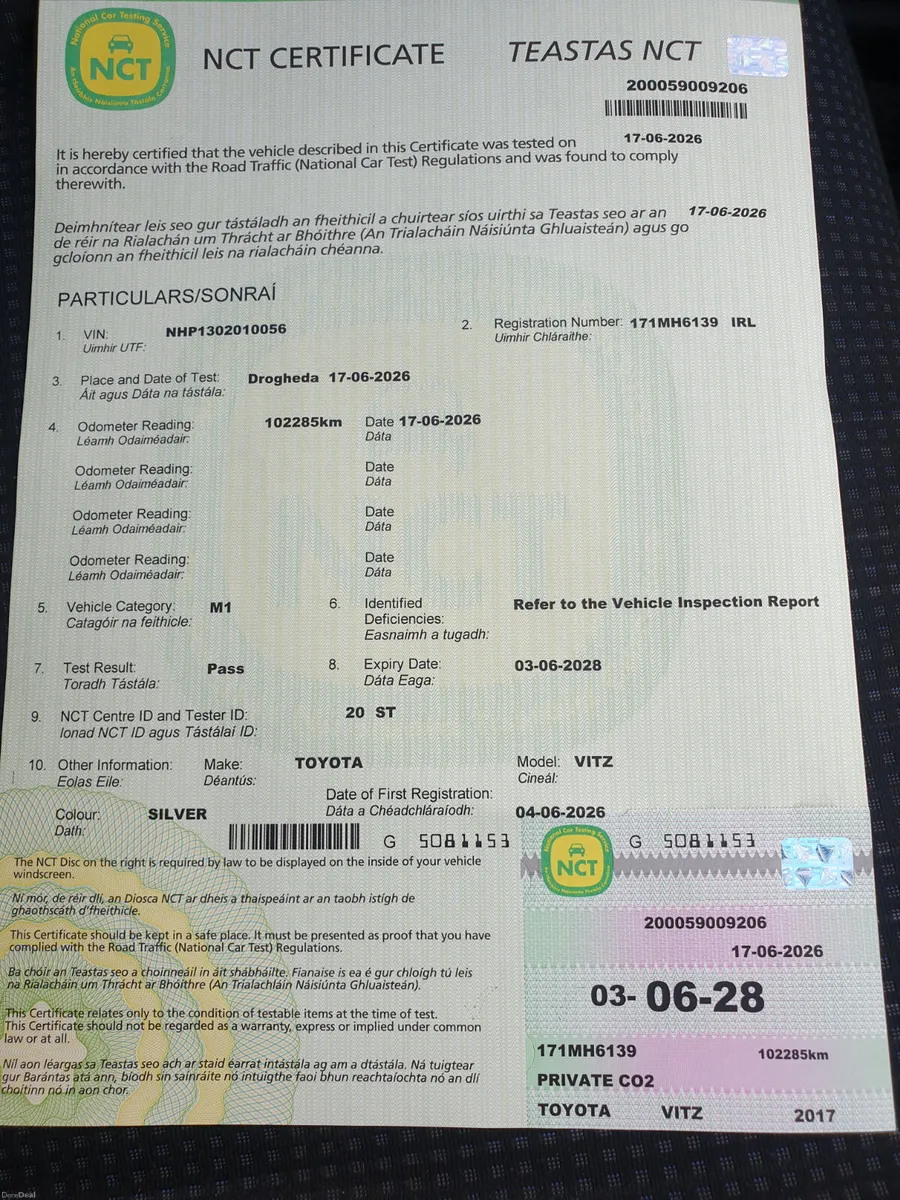 TOYOTA VITZ/171/AUTO/ P.HYBRID /ALARM/IMMOB/R.CAME - Image 4
